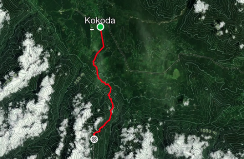 Strava - Kokoda Map Day 1