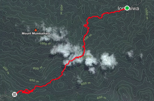 Strava - Kokoda Map Day 6