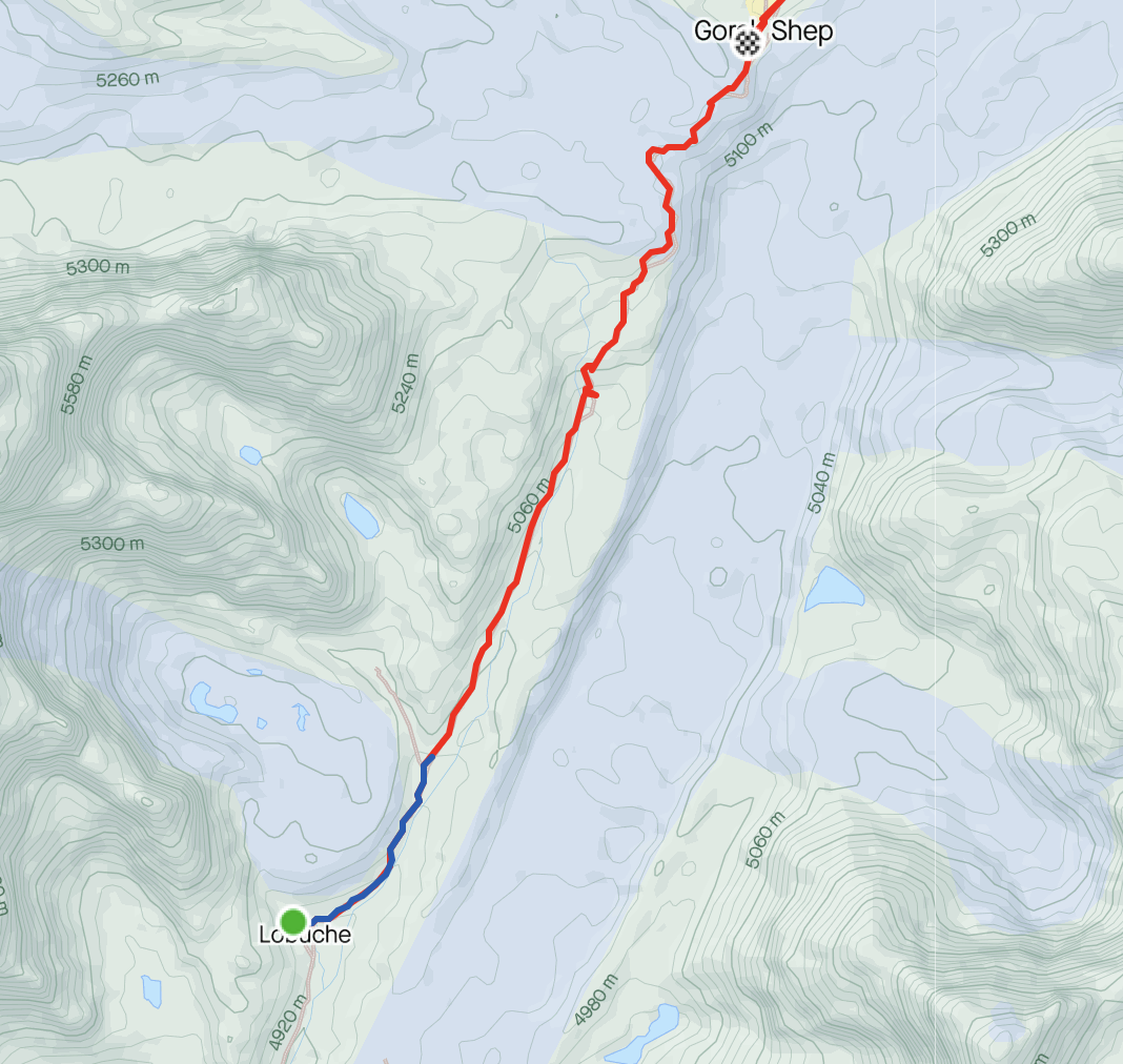 Day 10 - Lobuche to Gorakshep