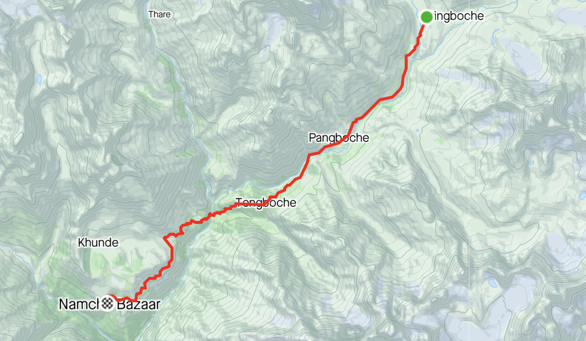 Day 12 - Pheriche to Namche Bazaar